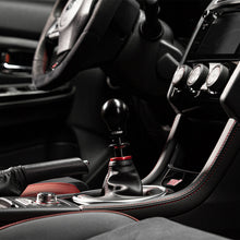 Load image into Gallery viewer, Cobb Subaru 6-Speed Weighted COBB Shift Knob - Black (Incl. Both Red + Blk Collars) Shift Knobs COBB
