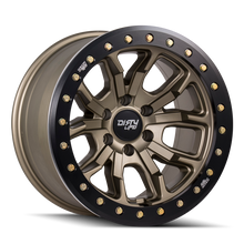 Load image into Gallery viewer, Dirty Life 9303 DT-1 20x9 / 8x165.1 BP / 0mm Offset / 130.8mm Hub Satin Gold Wheel - Beadlock

