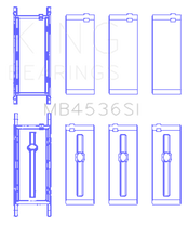 Load image into Gallery viewer, King Engine Bearings Mini Cooper B38A15M0 (Size +0.50mm) Main Bearing Set King Engine Bearings
