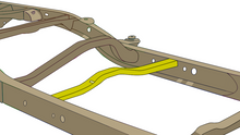 Load image into Gallery viewer, Rust Buster 2000-2006 Toyota Tundra Carrier Bearing Crossmember

