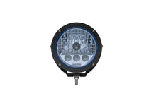 Load image into Gallery viewer, Putco HID Off Road Lamp w/3 LED DayTime Running Lights - 6in Black Housing w/ Blue Tinted Lens Light Bars &amp; Cubes Putco
