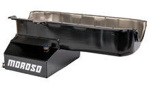 Load image into Gallery viewer, Moroso Pre-85 Chevrolet Small Block (w/Passenger Side Dipstick) Wet Sump 7qt 8in Steel Oil Pan - Blk Moroso
