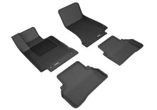 Load image into Gallery viewer, 3D MAXpider 2015-2020 Mercedes Benz C-Class (W205) Sedan Kagu 1st &amp; 2nd Row Floormats - Black | L1MB10201509

