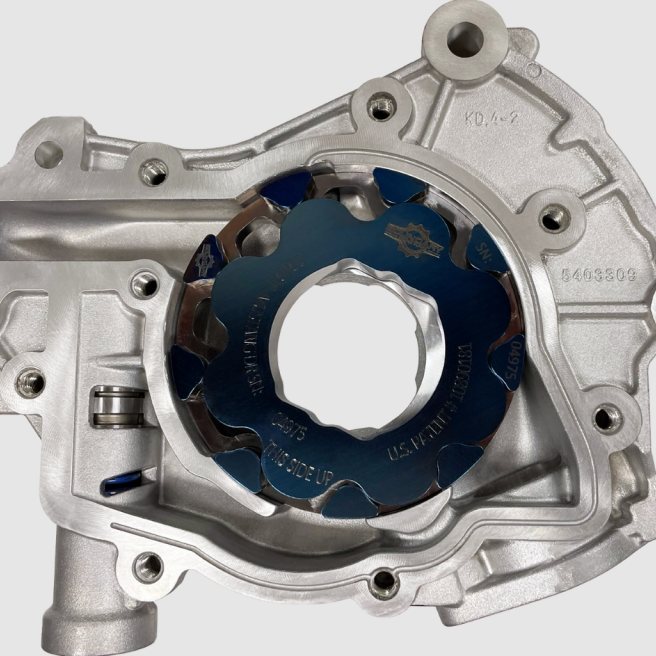 Boundary 2024+ Ford Coyote V8 Billet Dual Rotor Gear Treated Oil Pump Assembly w/ Billet Back Plate Boundary
