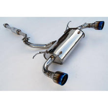 Load image into Gallery viewer, Invidia Subaru BRZ / Scion FRS Q300 w/ Rolled Titanium Tips Cat- Back Exhaust (Blue Edge)
