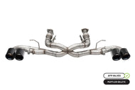 Corsa 20-24 Chevrolet Corvette C8 RWD 3in Xtreme Cat-Back Exhaust w/4.5in Carbon Fiber BlackPVD Tip Catback CORSA Performance