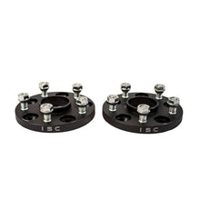 Load image into Gallery viewer, ISC Suspension Nissan 5x114.3 Hub Centric (66 Hub Bore) Wheel Spacers 15mm Black (Pair)
