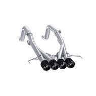 MBRP 14-19 Chevrolet Corvette 6.2L 3in Axle-Back Muffler Bypass Quad Exit Carbon Fiber Tips w/ FREE SHIPPING | S70083CF