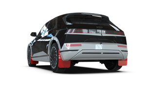 Rally Armor 2022 Hyundai Ioniq 5 Red Mud Flap w/ Black Logo Mud Flaps Rally Armor   