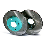 Project Mu 93-02 Toyota Supra JZA80 w/ 16in Wheels SCR Pure Plus 1pc Slotted Rotors - Front | SPPT101-S6NP