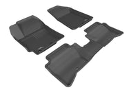 3D MAXpider 2014-2017 Kia Rio/Rio5 Kagu 1st & 2nd Row Floormats - Black | L1KA03701509