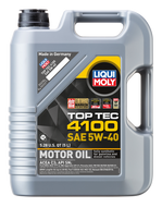 LIQUI MOLY 5L Top Tec 4100 Motor Oil SAE 5W40 - Comes in a Case of 4 Units | 2330