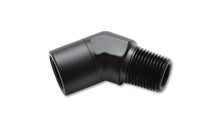 Load image into Gallery viewer, Vibrant 1/4in NPT Female to Male 45 Degree Pipe Adapter Fitting Fittings Vibrant
