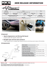Load image into Gallery viewer, HKS Hi-Power Muffler 2014+ Honda Fit Sport GK5 w/ Carbon Tips Catback HKS   
