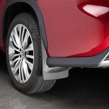 Load image into Gallery viewer, WeatherTech 20-24 Toyota Highlander (Incl. Hybrid) No Drill Rear MudFlaps - Black WeatherTech
