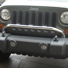 Load image into Gallery viewer, Rugged Ridge 07-18 Jeep Wrangler JK Stainless Steel Bumper Mounted Light Bar Rugged Ridge
