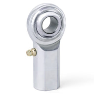 QA1 C Series 2-Pc Rod End - Female/Right Hand - .3125in Bore x 3/8-24 w/Zerk - Carbon Steel | CFR5-6Z