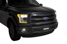 Load image into Gallery viewer, Putco 15-17 Ford F-150 - SS Black Bar Design w/10in Luminix Light Bar Bumper Grille Inserts Grilles Putco
