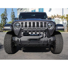 Load image into Gallery viewer, Westin 18-19 Jeep Wrangler JL Stubby Front Bumper - Textured Black Westin
