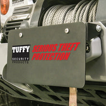 Load image into Gallery viewer, Tuffy Products Cargo Organization Tuffy Flipup License Plate Holder- Winch W/Hawse- Blk
