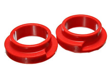 Load image into Gallery viewer, Energy Suspension Universal 2 1/8in ID 2 1/2in OD 5/8in H Red Coil Spring Isolators (2 per set) Bushing Kits Energy Suspension
