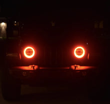 Load image into Gallery viewer, Oracle Jeep Wrangler JL/Gladiator JT LED Surface Mount Headlight Halo Kit - Amber
