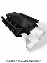 Load image into Gallery viewer, Granatelli LS 105mm Opening Billet Intake Manifold - Black | 980105

