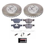 Power Stop 01-04 Mercedes-Benz SLK320 Front Semi-Coated Rotor Kit Brake Kits - Performance Blank PowerStop   