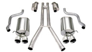 Corsa 2004-2008 Cadillac XLR 4.6L Polished Sport Cat-Back Exhaust Catback CORSA Performance