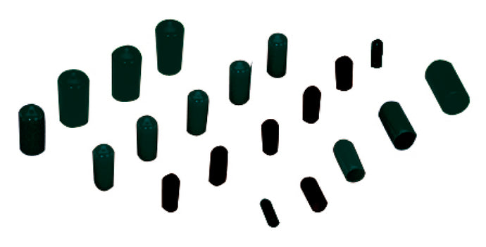 Moroso Vacuum Line Cap Kit - Black Caps Radiator Caps Moroso