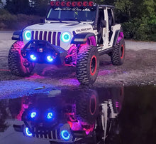 Load image into Gallery viewer, Oracle Bluetooth + RF Underbody Rock Light Kit - 4 PCS - ColorSHIFT ORACLE Lighting
