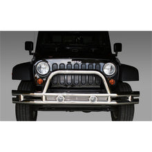 Load image into Gallery viewer, Rugged Ridge 3-In Front Tube Bumper Stainless 07-18 Jeep Wrangler Rugged Ridge
