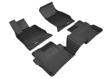 Load image into Gallery viewer, 3D MAXpider 2016-2020 Cadillac CT6 Kagu 1st &amp; 2nd Row Floormats - Black | L1CD01701509
