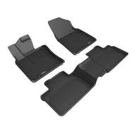 3D MAXpider 2025+ Toyota Camry Kagu 1st & 2nd Row Floormats - Black 3D MAXpider