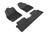 3D MAXpider 2017-2018 Toyota Corolla Im Kagu 1st & 2nd Row Floormats - Black | L1TY22901509