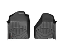 Load image into Gallery viewer, WeatherTech 09+ Dodge Ram 1500 Front FloorLiner - Black | 442381
