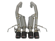 Load image into Gallery viewer, aFe MACHForce XP Axle Back 304SS Exhaust w/ Carbon Fiber Tips 15-19 Chevy Corvette Z06 Axle Back aFe
