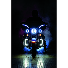 Load image into Gallery viewer, Kuryakyn Tracer Lower Fairing Grill Chrome
