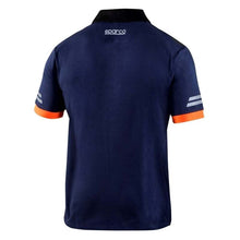 Load image into Gallery viewer, Sparco TW Polo - Large - Navy/Orange | 02415BMAF3L
