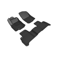 3D MAXpider 2012-2018 Mercedes-Benz GLE-Class/ML-Class Kagu 1st & 2nd Row Floormats - Black | L1MB02901509