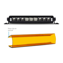 Load image into Gallery viewer, Borne Off-Road Light Bar Cover Single Row 10in Amber Borne Off-Road
