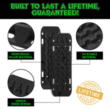 Load image into Gallery viewer, Rhino USA Recovery Traction Boards - Black (Pair) Recovery Boards Rhino USA
