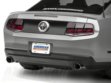 Load image into Gallery viewer, Raxiom 10-12 Ford Mustang Aero Tail Lights- Blk Housing (Smoked Lens) Tail Lights Raxiom
