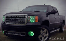 Load image into Gallery viewer, Oracle 08-13 GMC Sierra LED Round Ring Headlight Halo Kit - Blue
