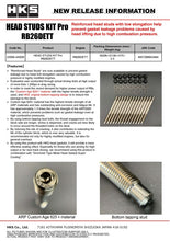 Load image into Gallery viewer, HKS Nissan RB26DETT Pro Head Stud Kit | 22999-AN008

