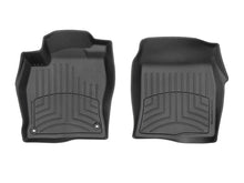 Load image into Gallery viewer, WeatherTech 17+ Honda Civic Hatchback Front FloorLiner HP - Black | 448841IM

