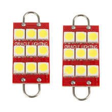 Load image into Gallery viewer, Oracle 44MM 6 LED 3 Chip - Loop Festoon Bulbs (Pair) - White SEE WARRANTY Bulbs ORACLE Lighting
