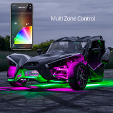 Load image into Gallery viewer, XK Glow LED Underglow Light Kit for Polaris Slingshot XKCHROME Smartphone App Controller (Advanced) Light Accessories and Wiring XKGLOW   
