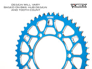 Vortex Racing V4 47 Tooth 520 Rear Sprocket - Blue | 435ZBV4-47