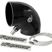 Load image into Gallery viewer, afe Magnum FORCE Intake Coupling Kit (4 IN ID to 4-1/4 IN ID x 90 Deg.) Elbow Coupler - Black aFe
